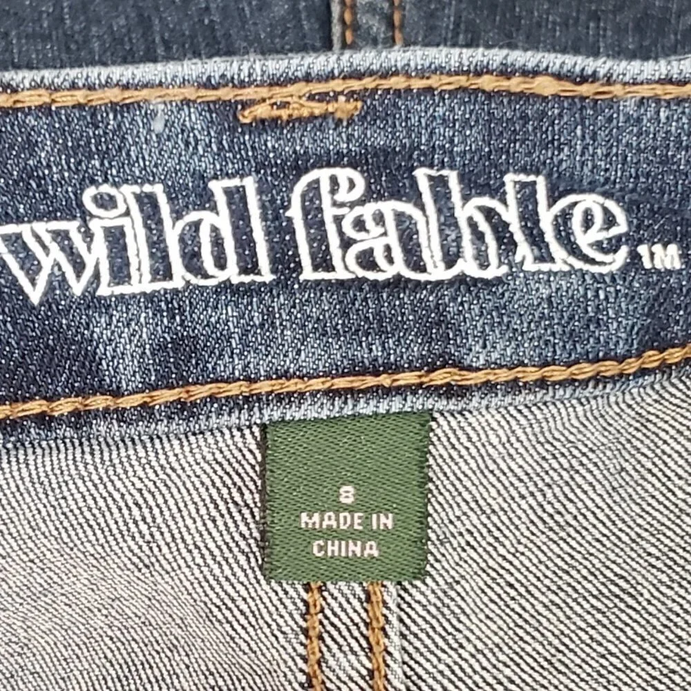 Wild Fable High Rise Cutoff Shorts Women's Size 8 Raw Hem